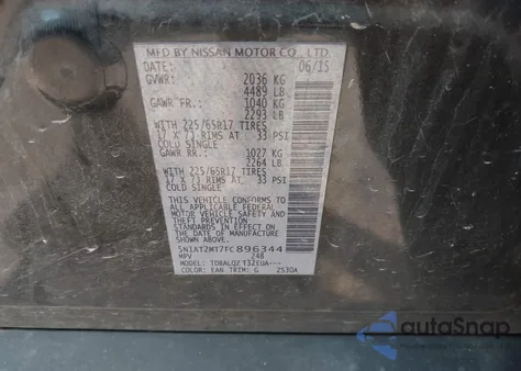 2015 Nissan Rogue Sv из США, поврежденный, VIN 5N1AT2MT7FC896344